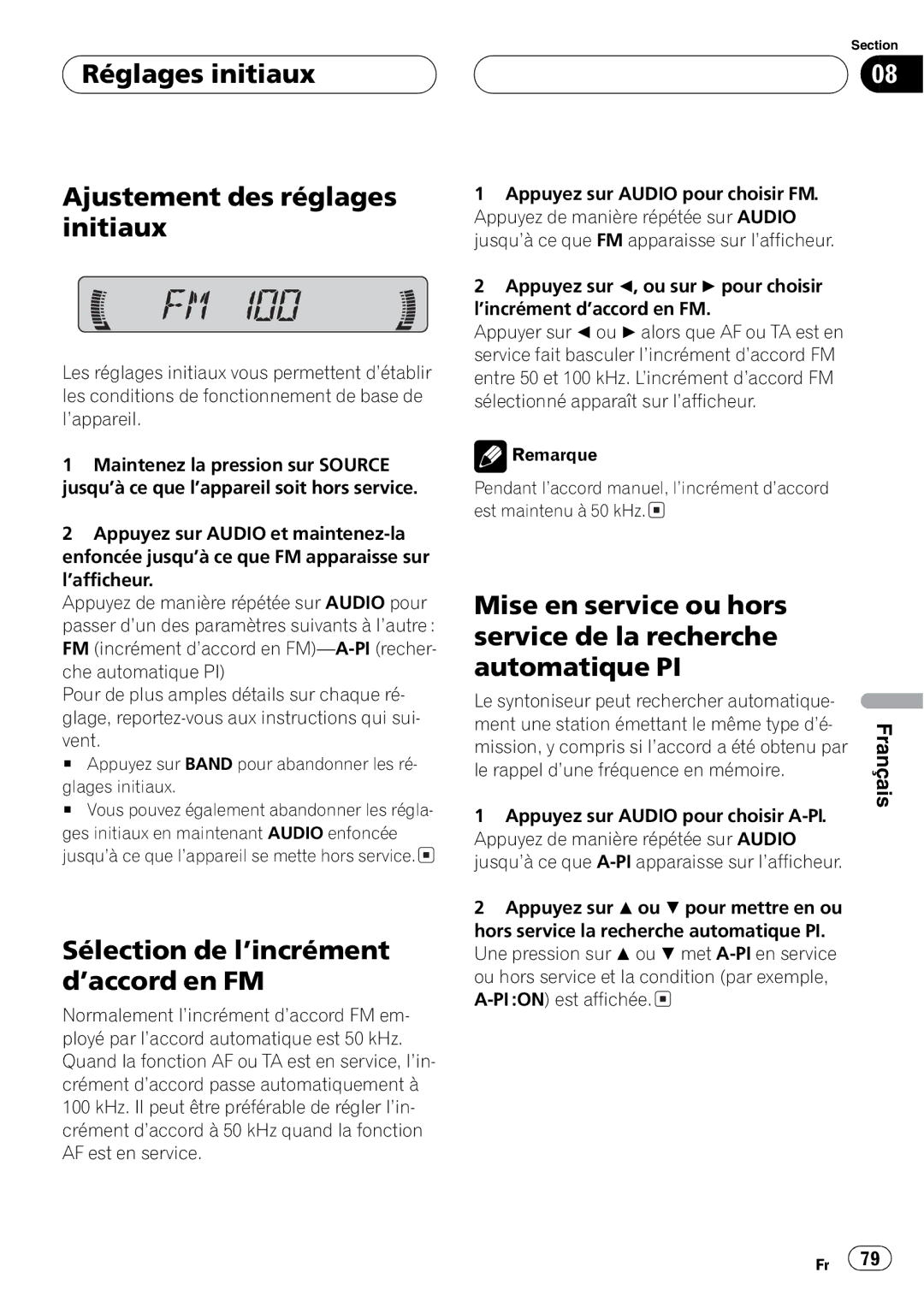 Pioneer DEH-1630R operation manual 