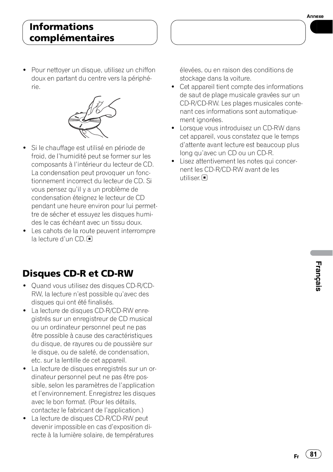 Pioneer DEH-1630R operation manual 