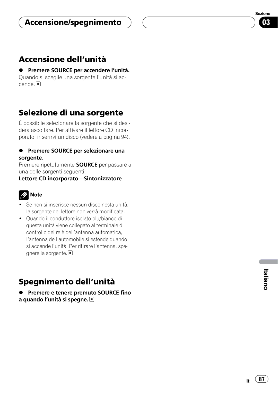 Pioneer DEH-1630R operation manual 