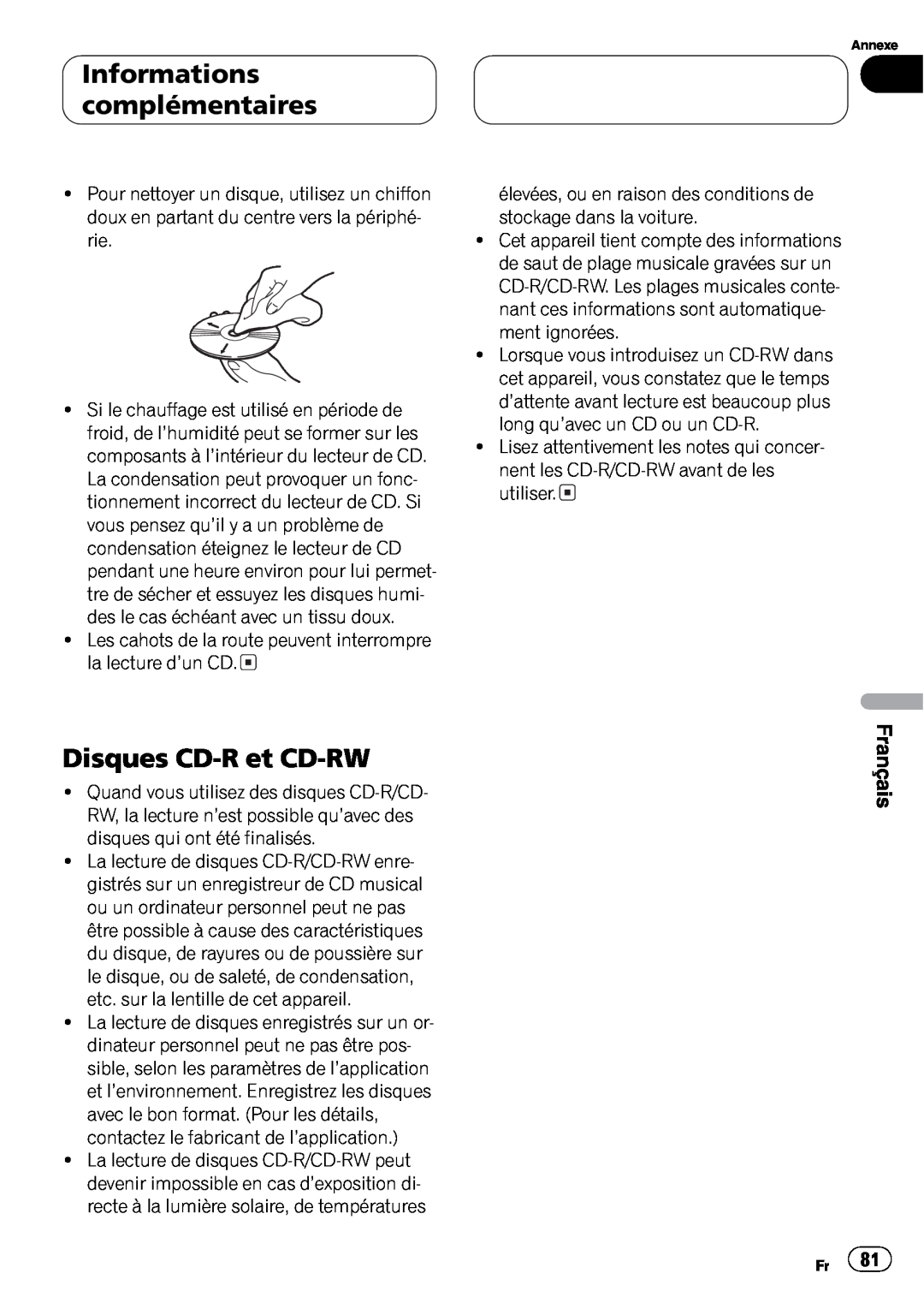 Pioneer DEH-1630R operation manual 