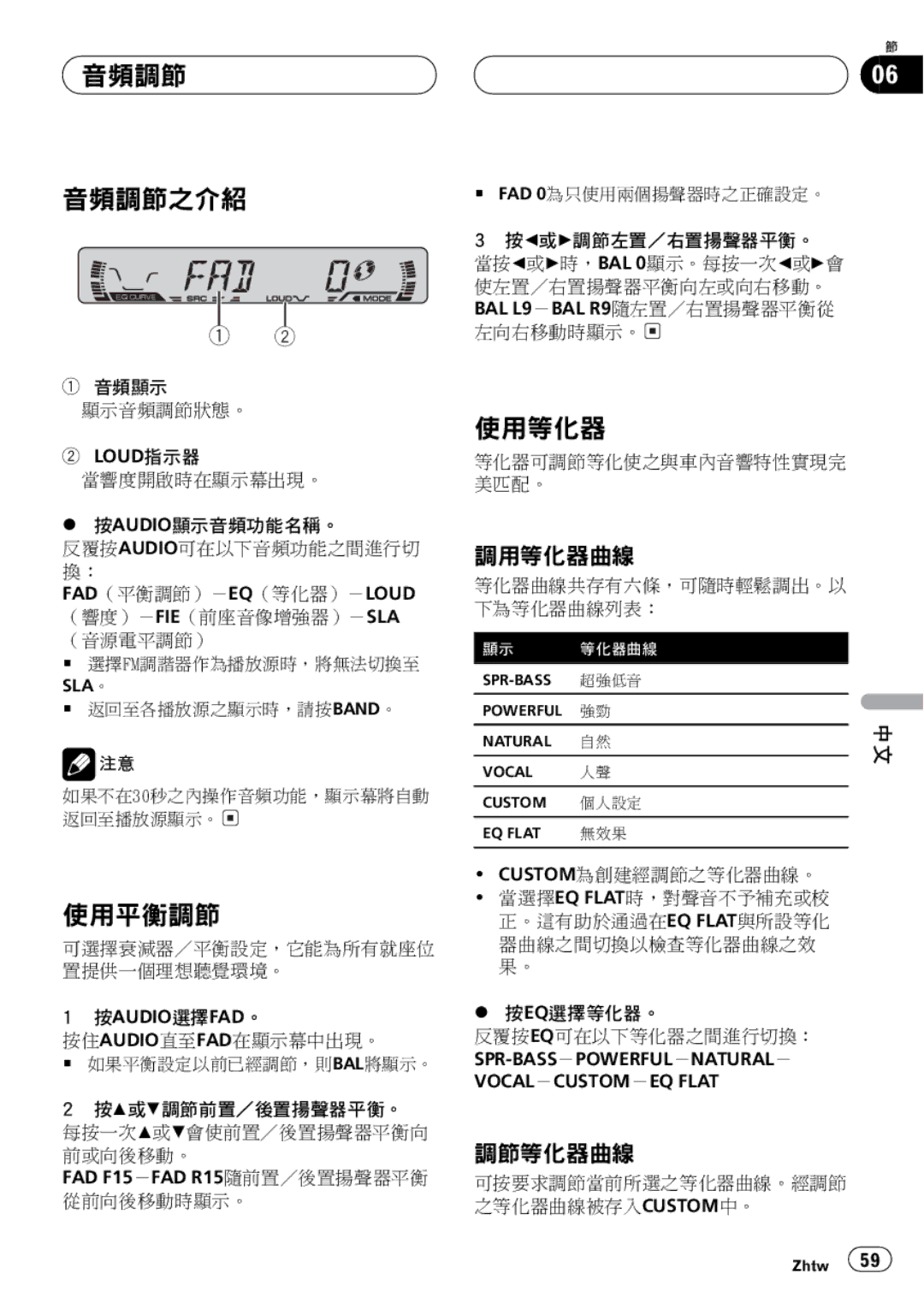 Pioneer DEH-1650 operation manual 