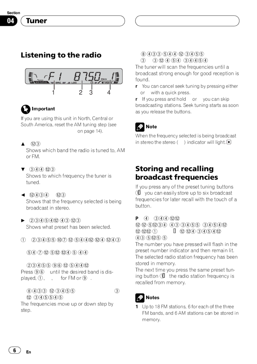 Pioneer DEH-1650 operation manual 