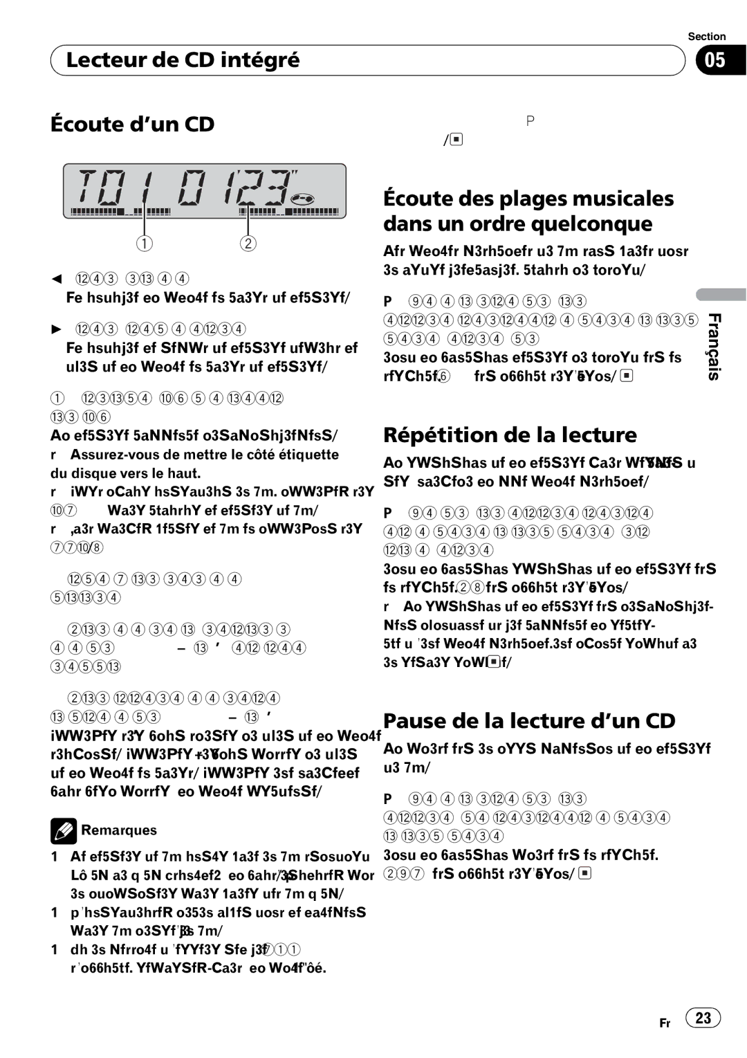 Pioneer DEH-17 operation manual 