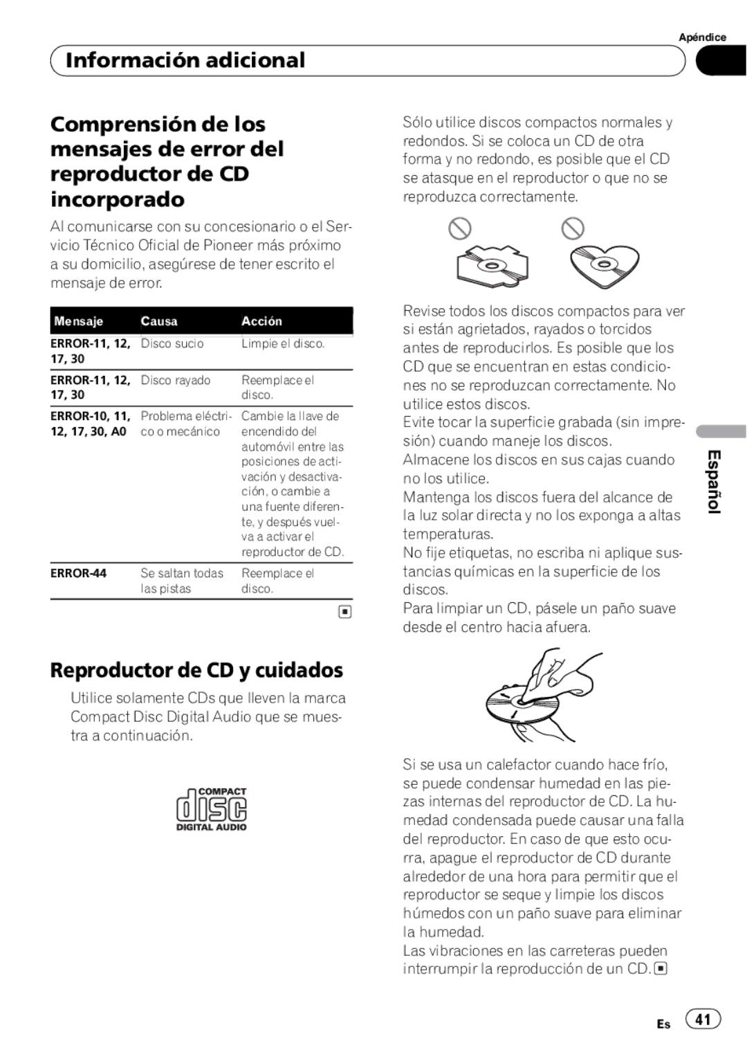 Pioneer DEH-17 operation manual 