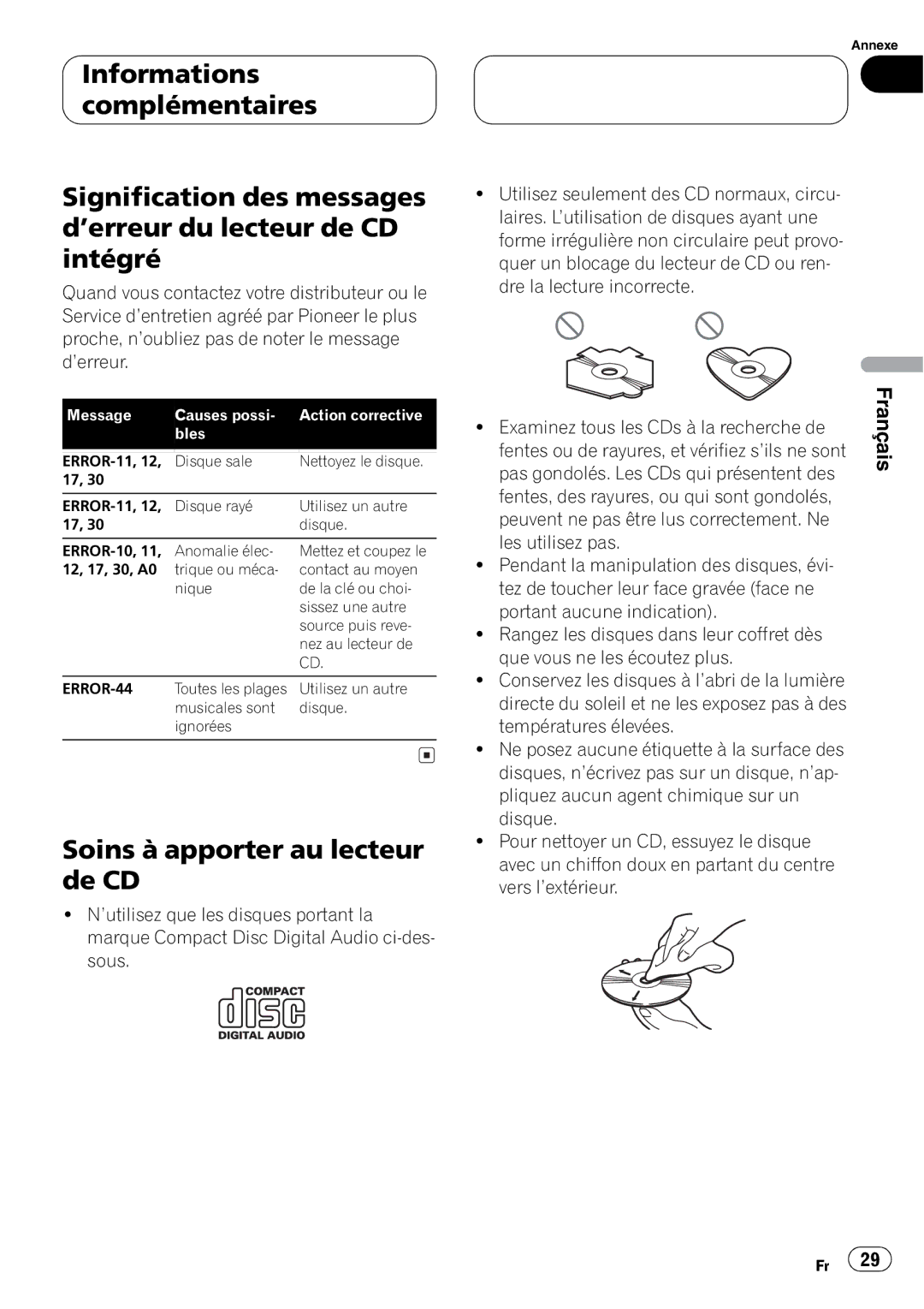 Pioneer DEH-1700 operation manual 