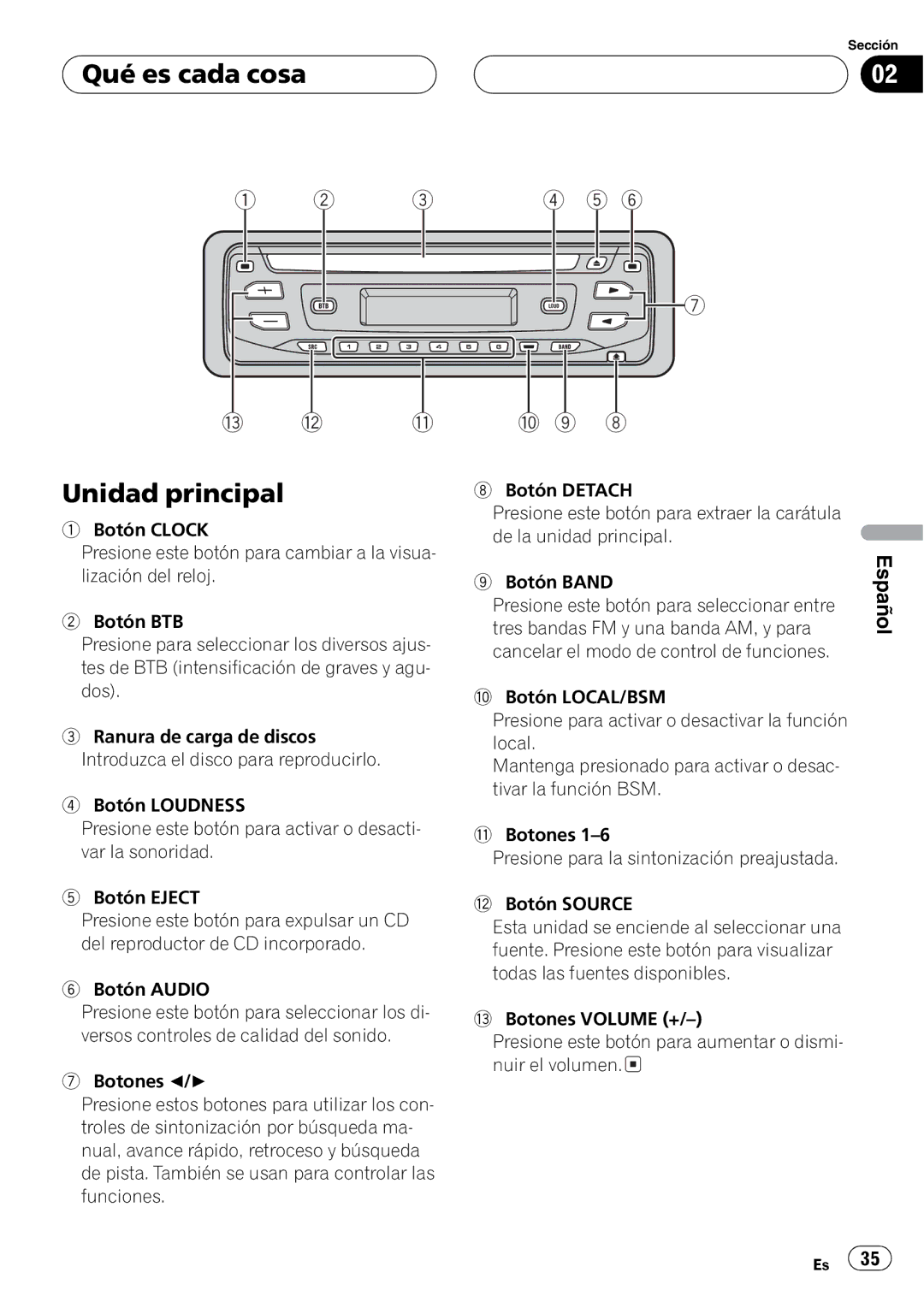 Pioneer DEH-1700 operation manual 