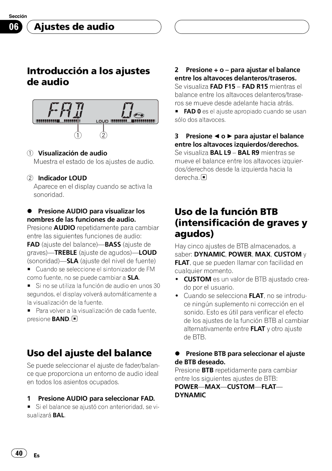 Pioneer DEH-1700 operation manual 