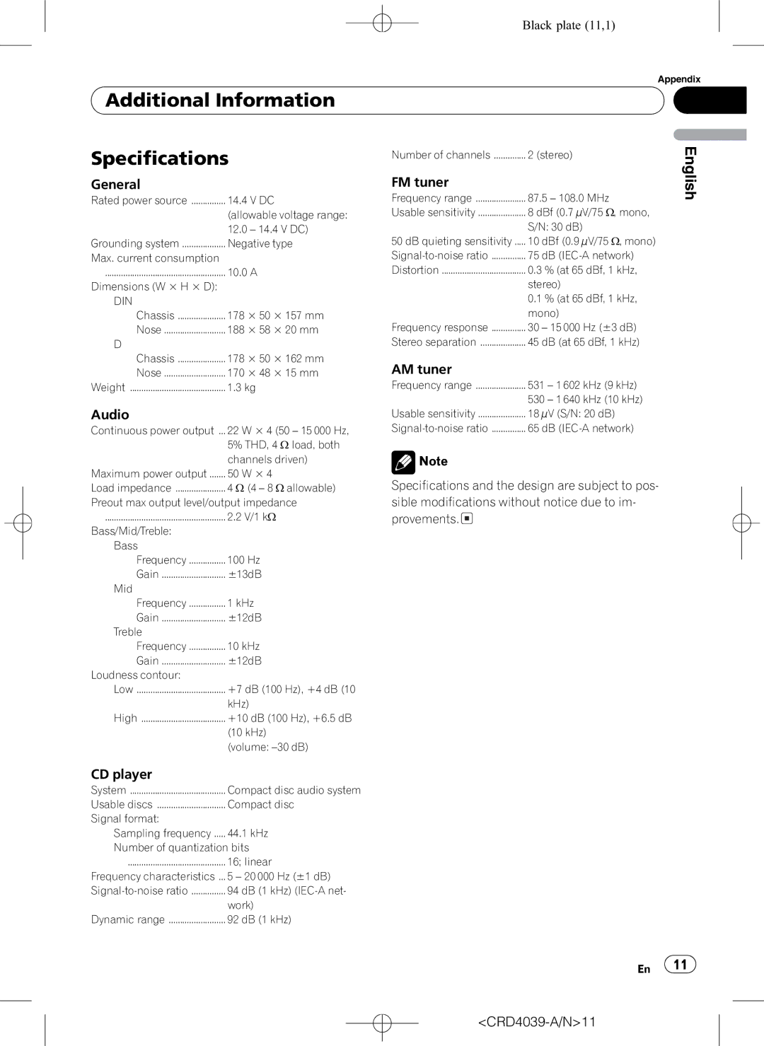 Pioneer DEH-1850 operation manual 