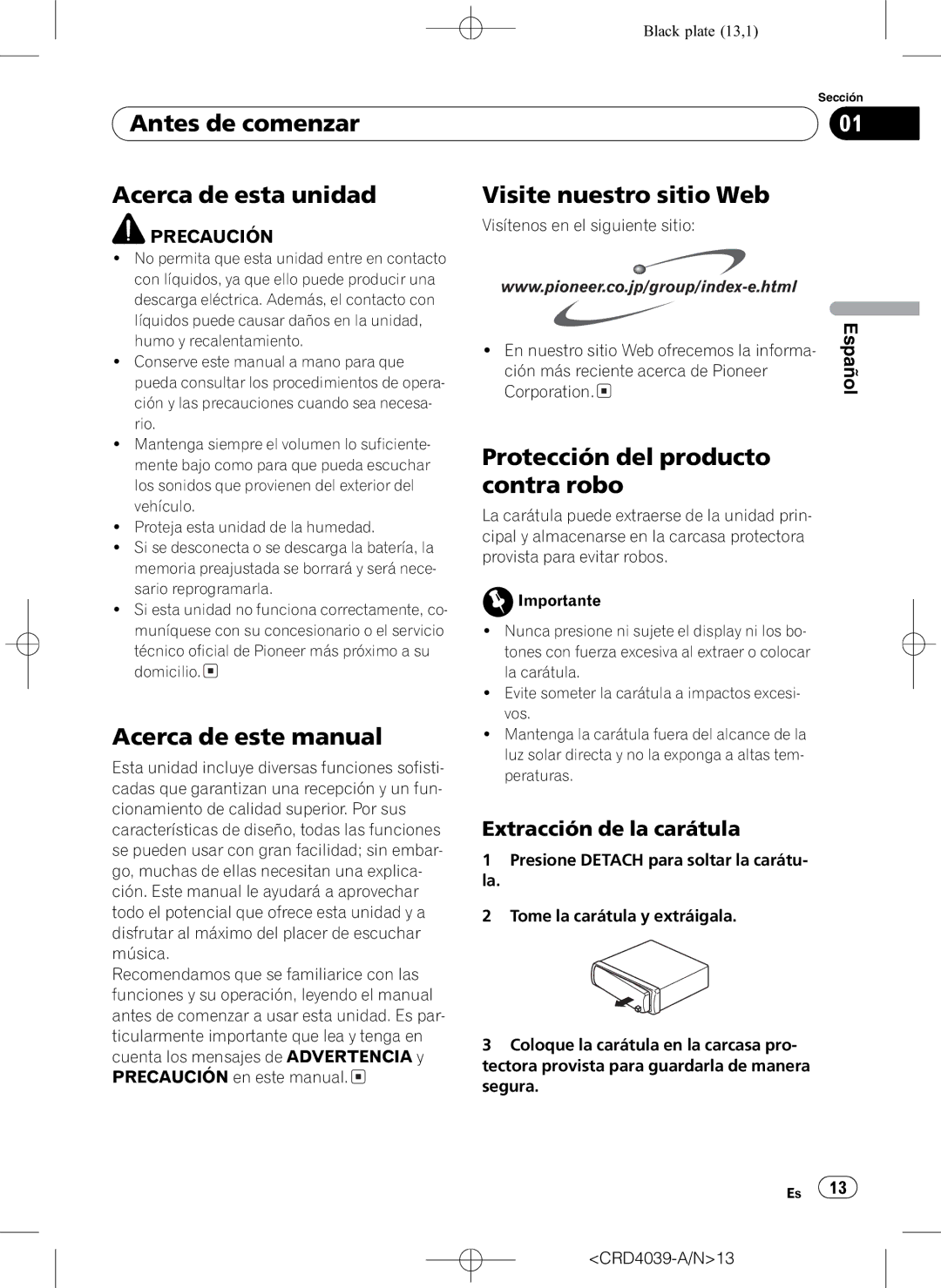 Pioneer DEH-1850 operation manual 