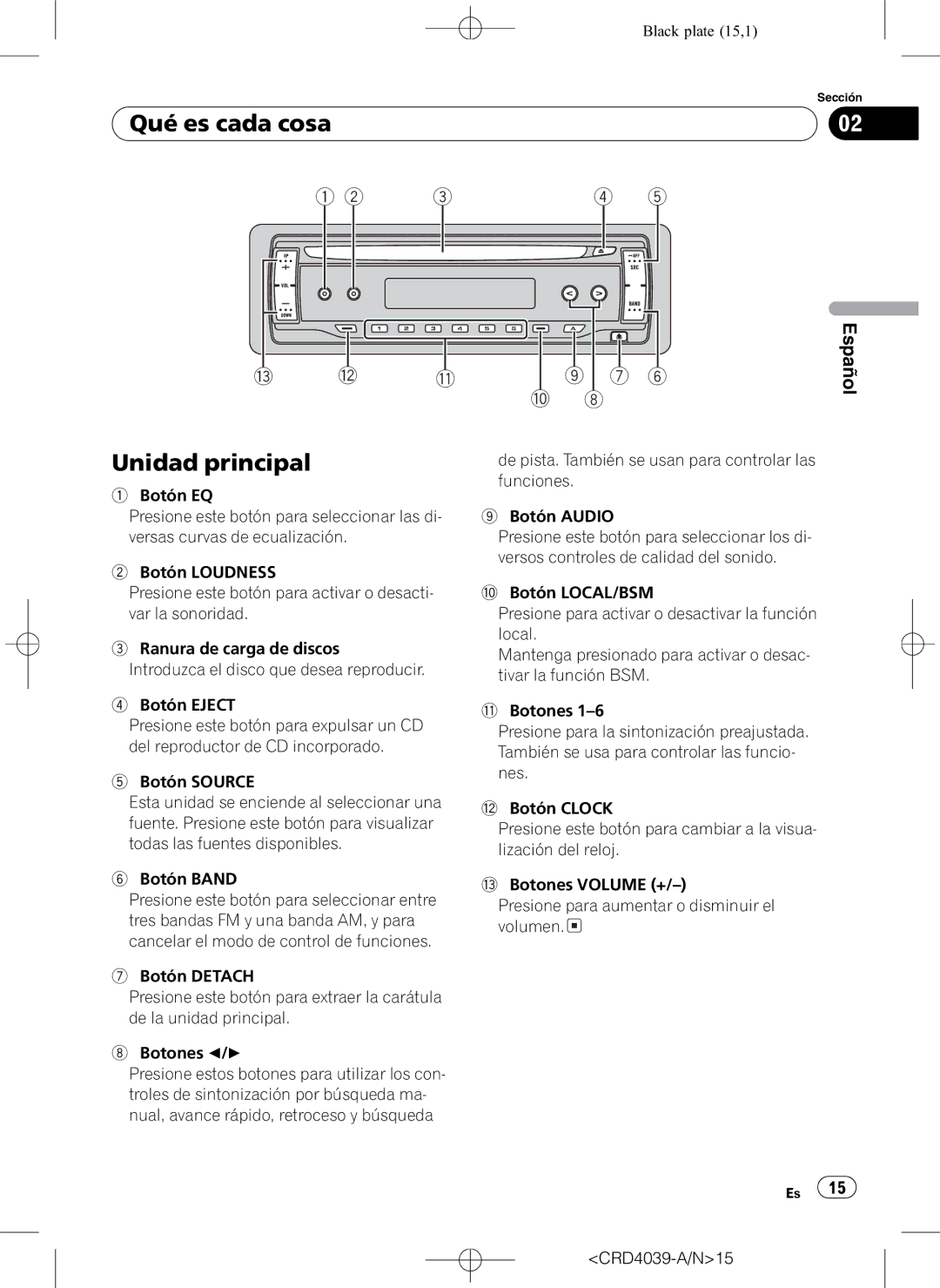 Pioneer DEH-1850 operation manual 