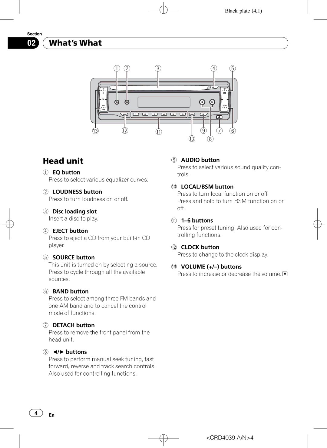 Pioneer DEH-1850 operation manual 