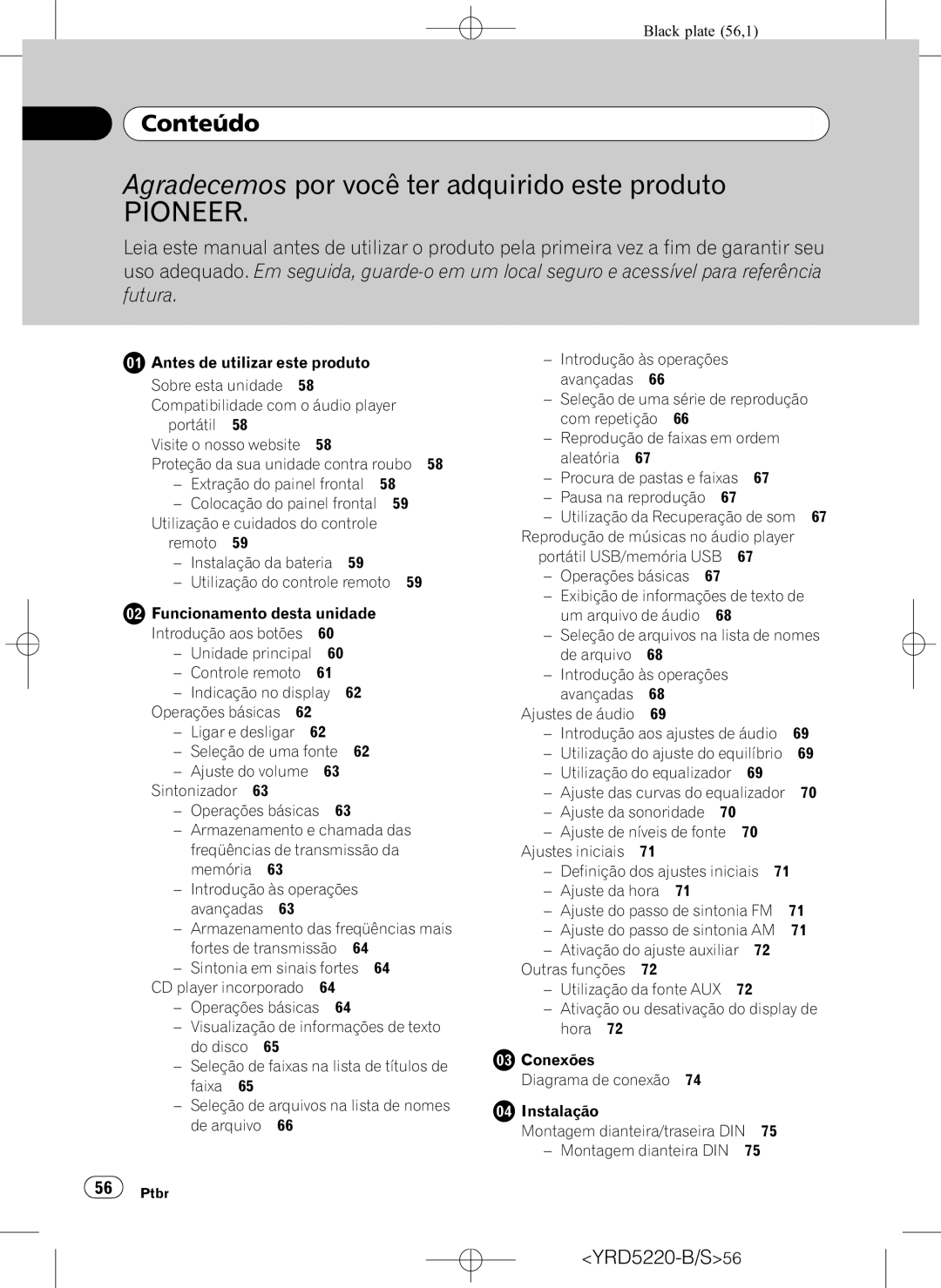 Pioneer DEH-2150UB owner manual Conteúdo, Utilização do equalizador 