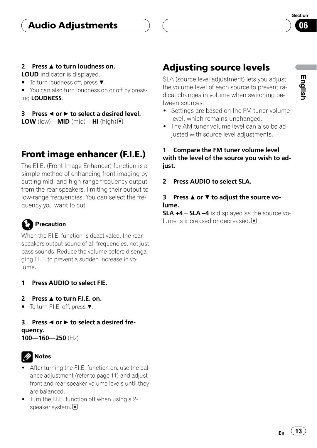 Pioneer DEH-2700 operation manual 