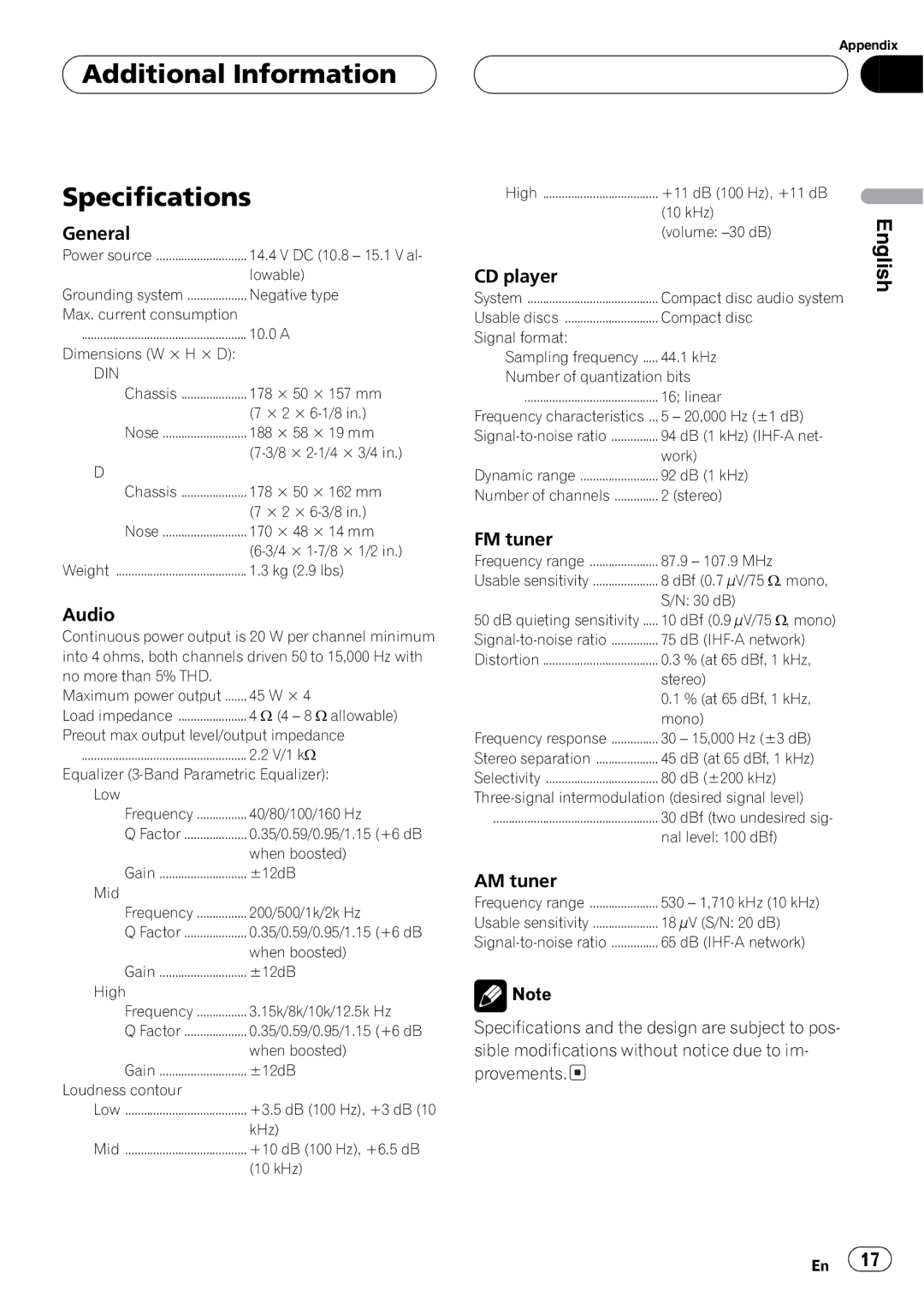 Pioneer DEH-2700 operation manual 