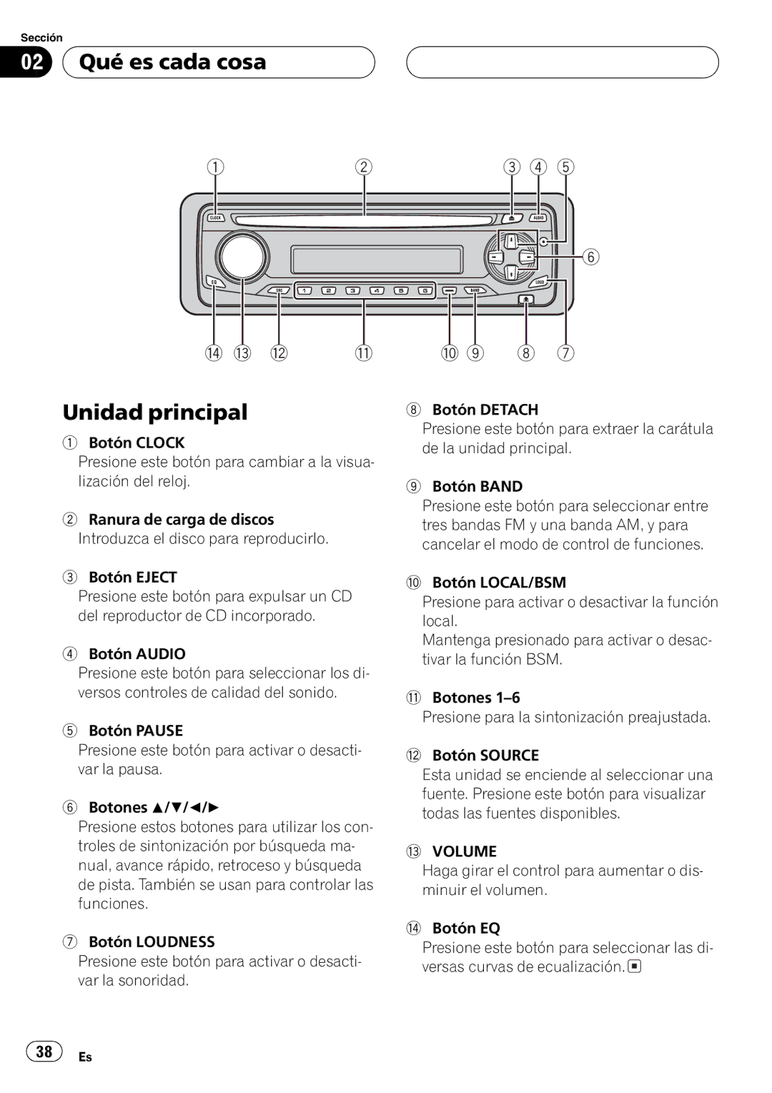 Pioneer DEH-2700 operation manual 