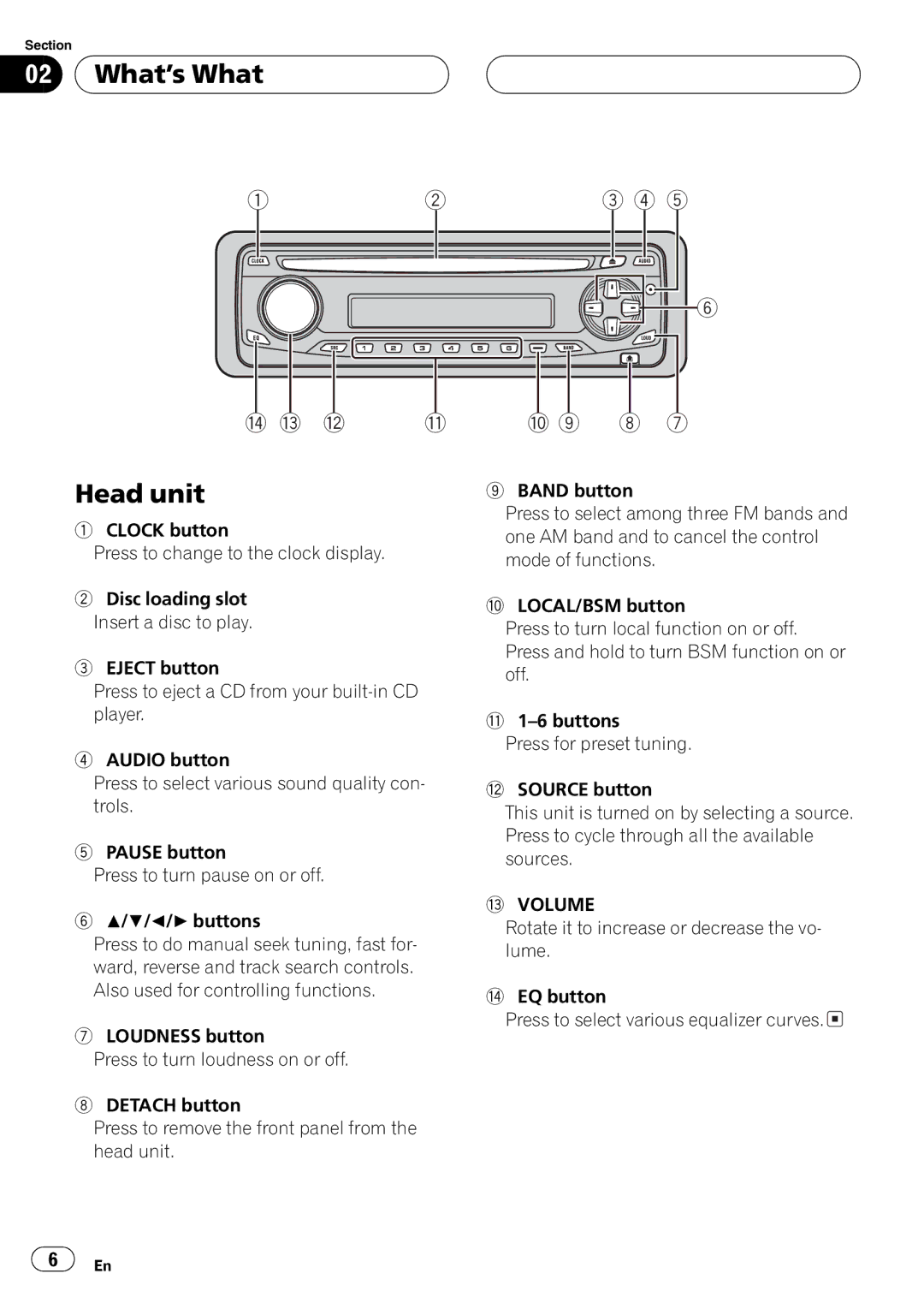 Pioneer DEH-2700 operation manual 