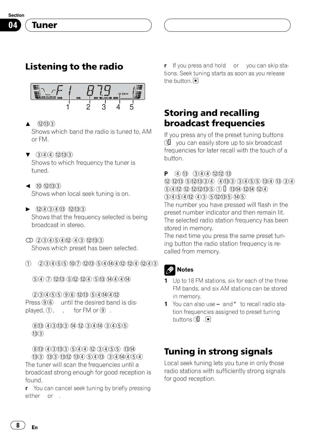 Pioneer DEH-2700 operation manual 3 4 