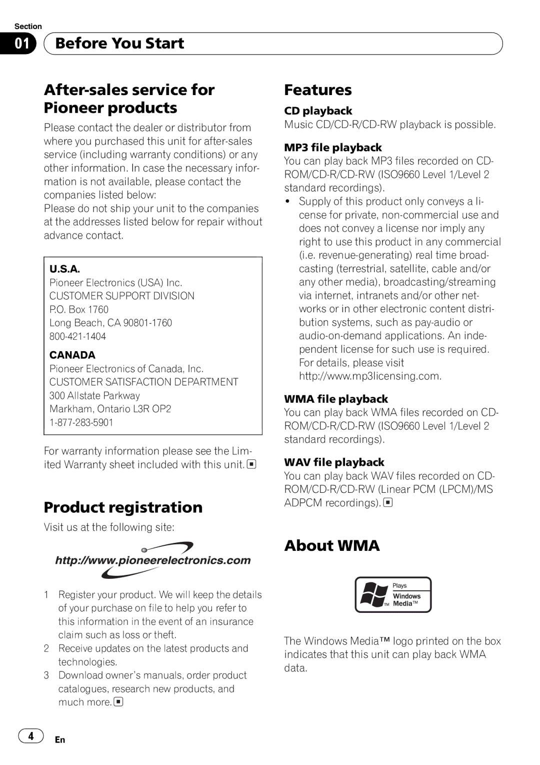 Pioneer DEH-27MP operation manual 