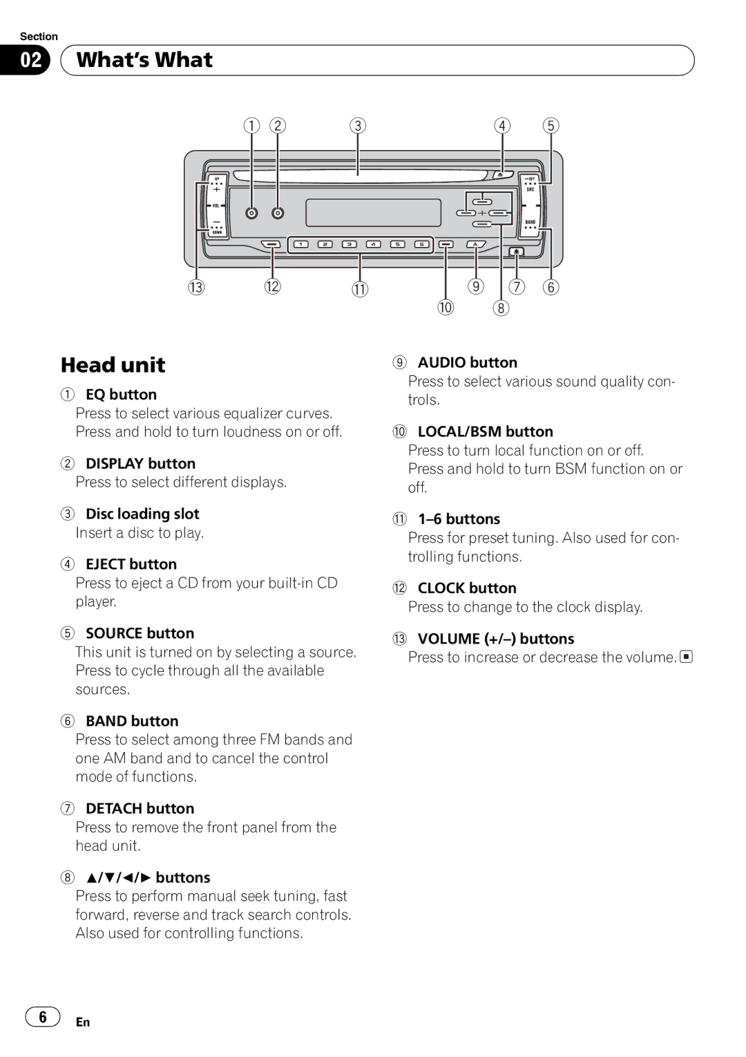 Pioneer DEH-2800MP operation manual 