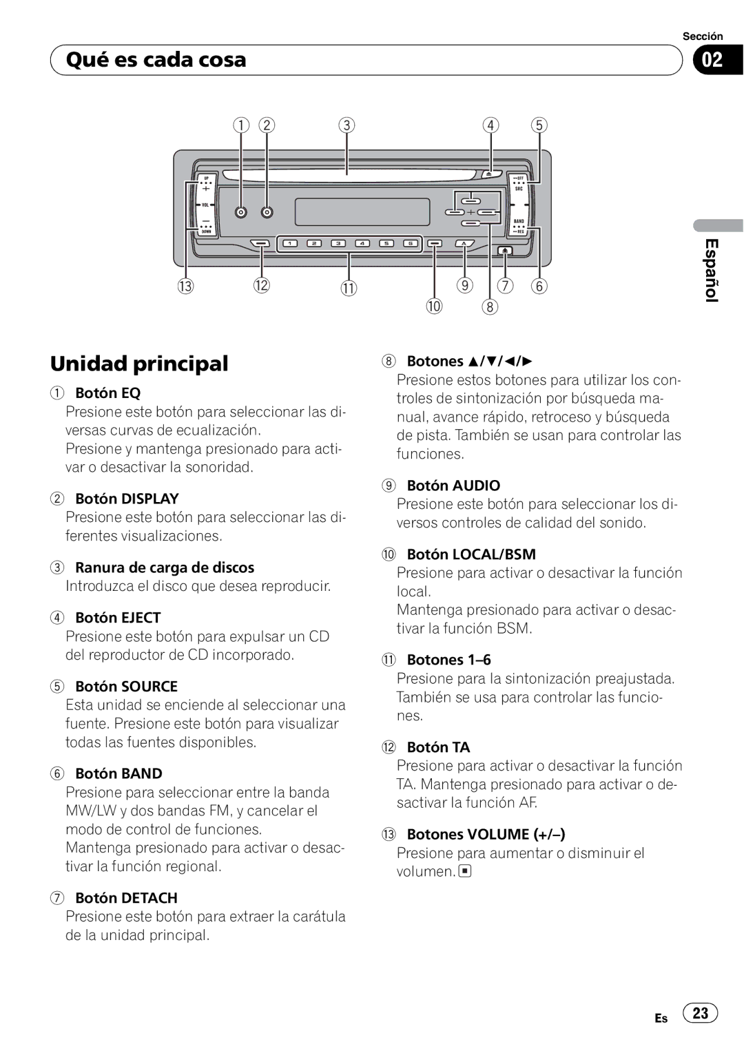 Pioneer DEH-2800MPB operation manual 