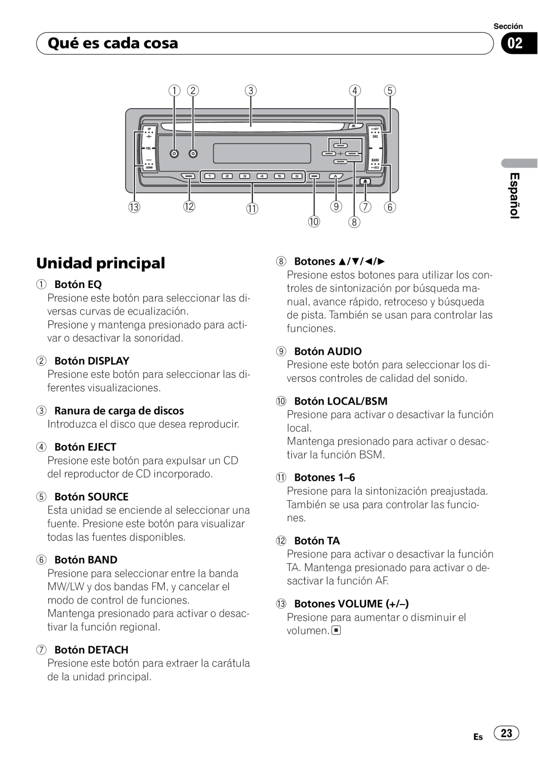 Pioneer DEH-2820MP operation manual 