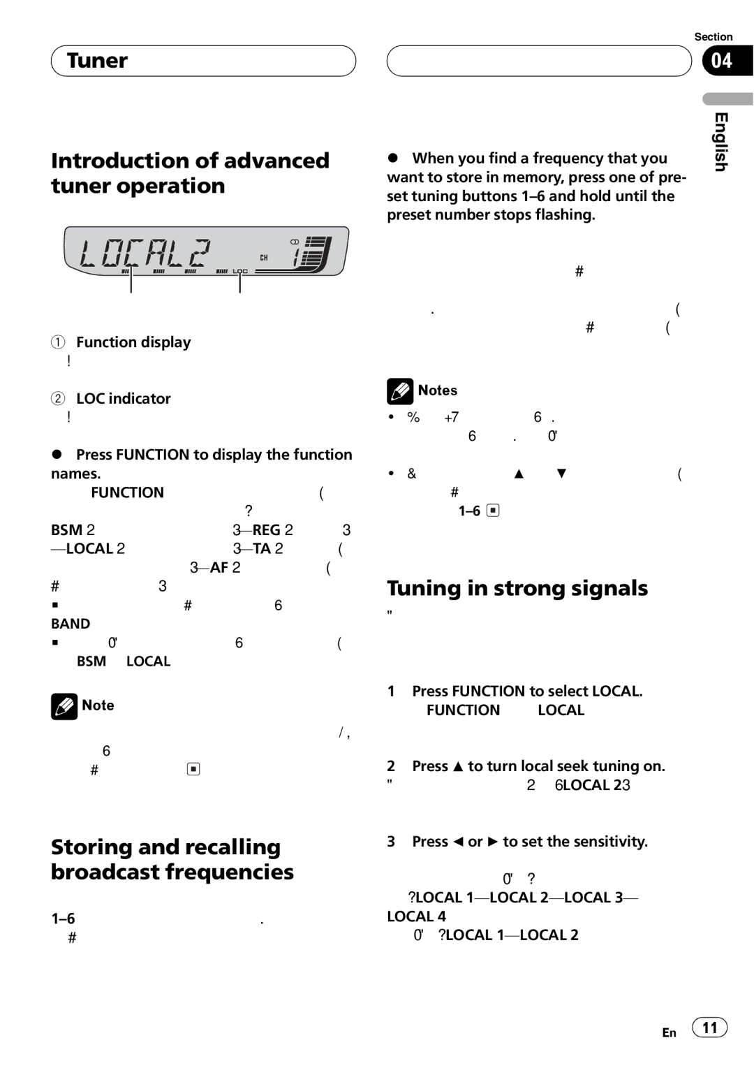 Pioneer DEH-30MP operation manual 