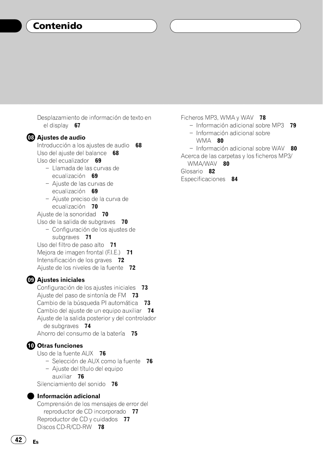 Pioneer DEH-30MP operation manual 