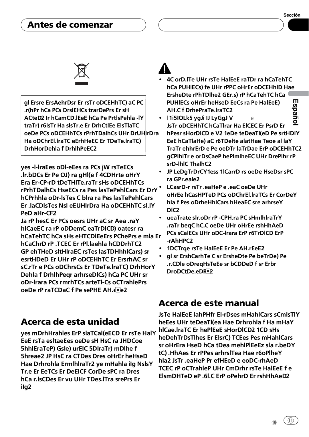 Pioneer DEH-30MP operation manual + + 