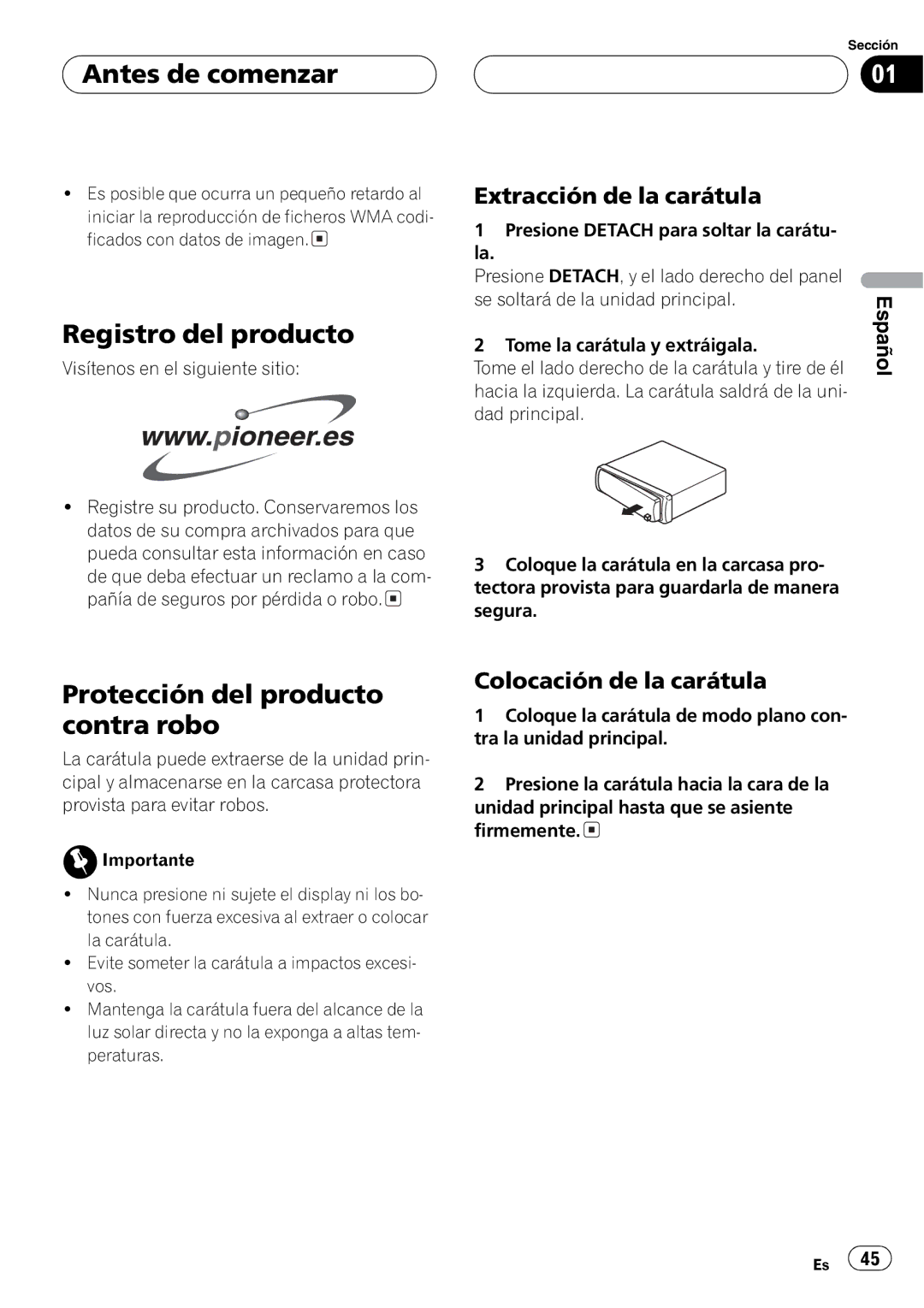 Pioneer DEH-30MP operation manual 