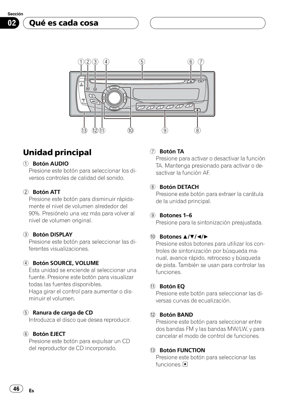 Pioneer DEH-30MP operation manual 123 