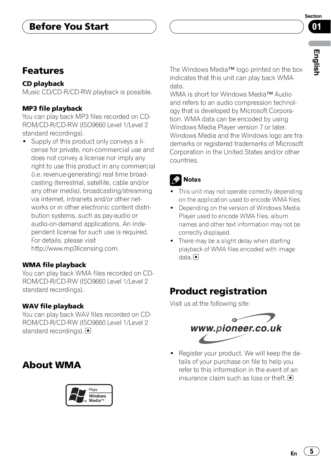 Pioneer DEH-30MP operation manual 