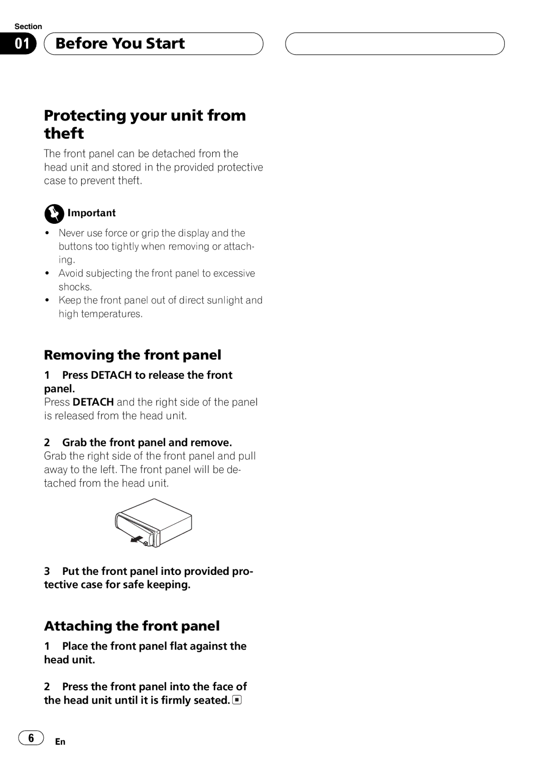 Pioneer DEH-30MP operation manual 