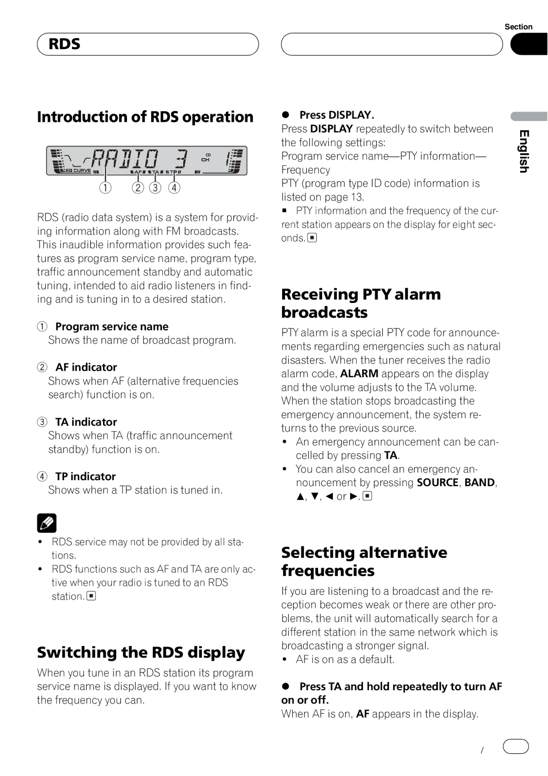 Pioneer DEH-4700MPB operation manual 