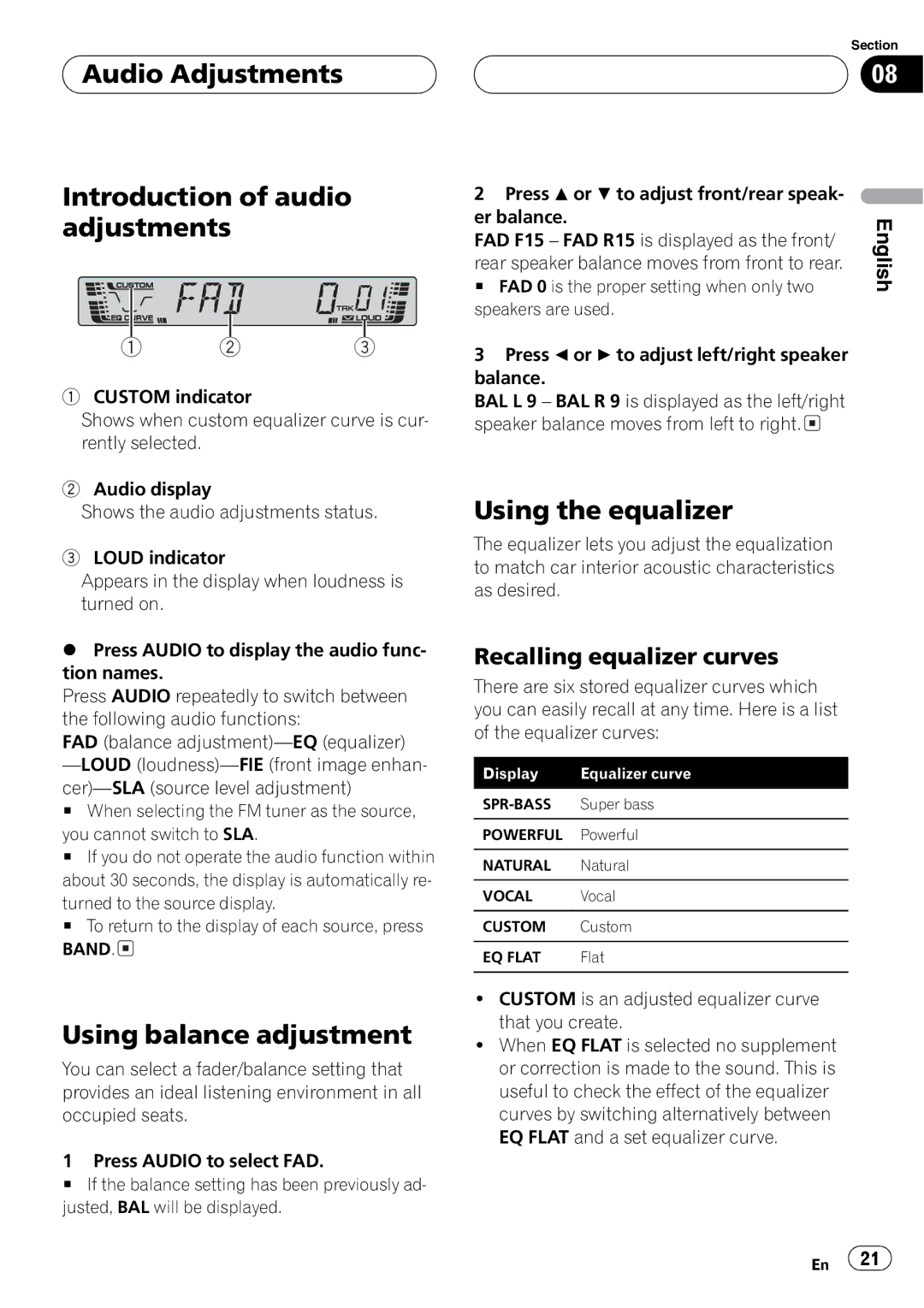 Pioneer DEH-4700MPB operation manual 