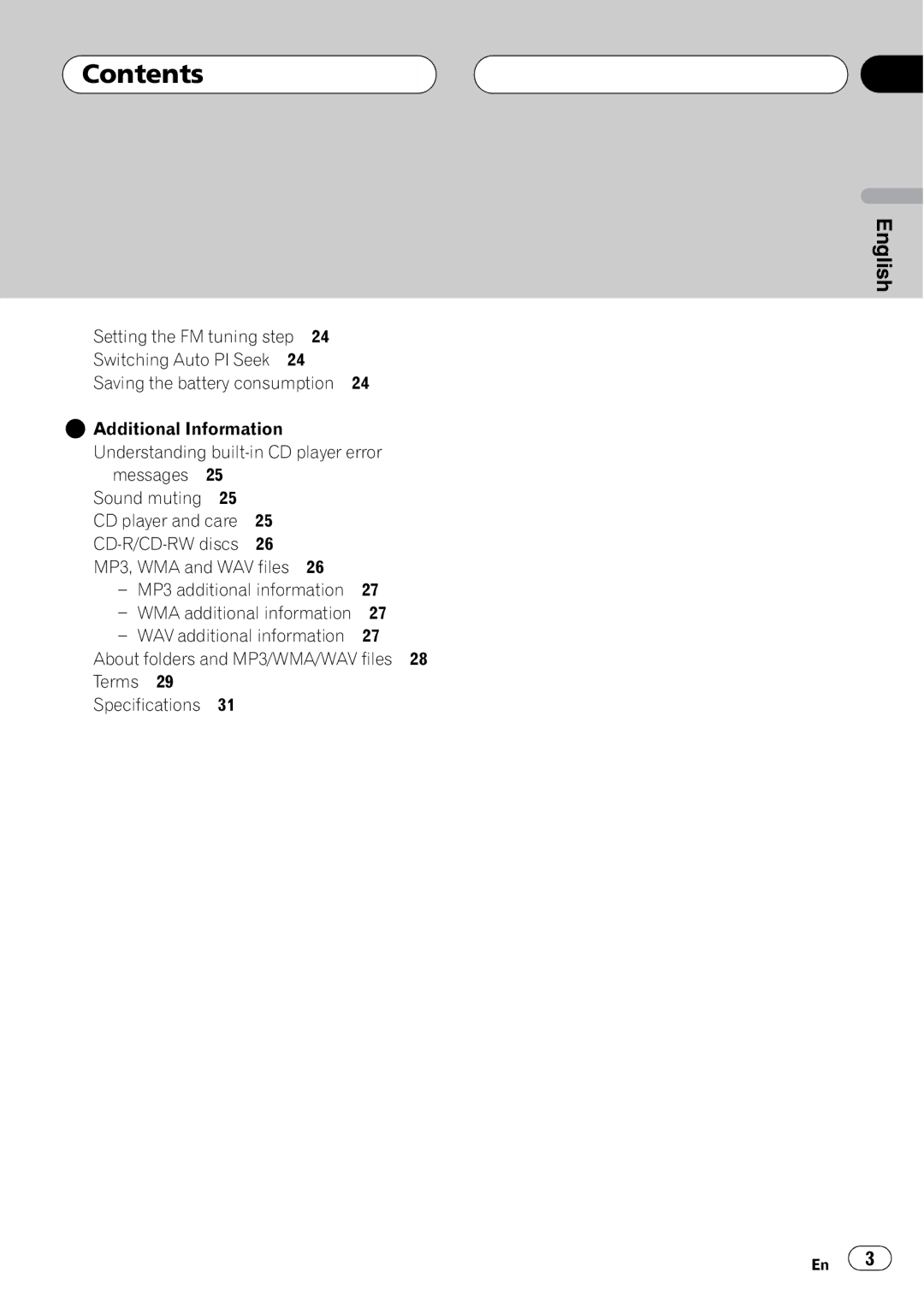 Pioneer DEH-4700MPB operation manual 