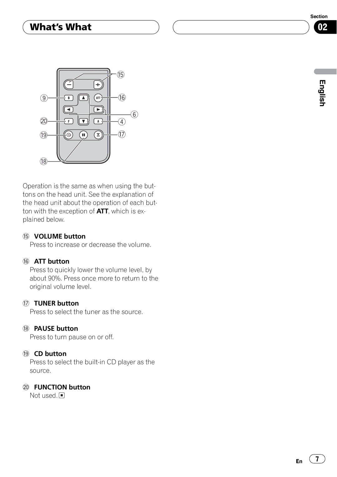 Pioneer DEH-4700MPB operation manual 