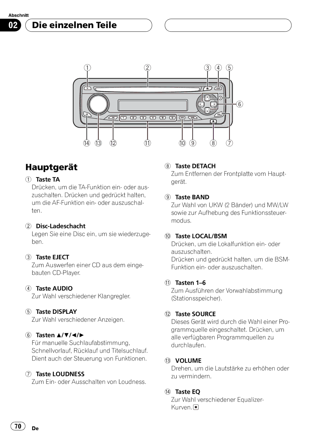 Pioneer DEH-4700MPB operation manual 