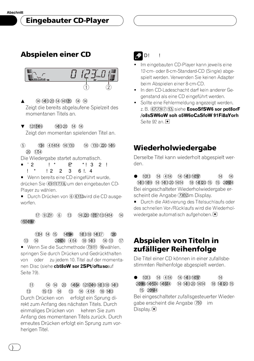 Pioneer DEH-4700MPB operation manual 