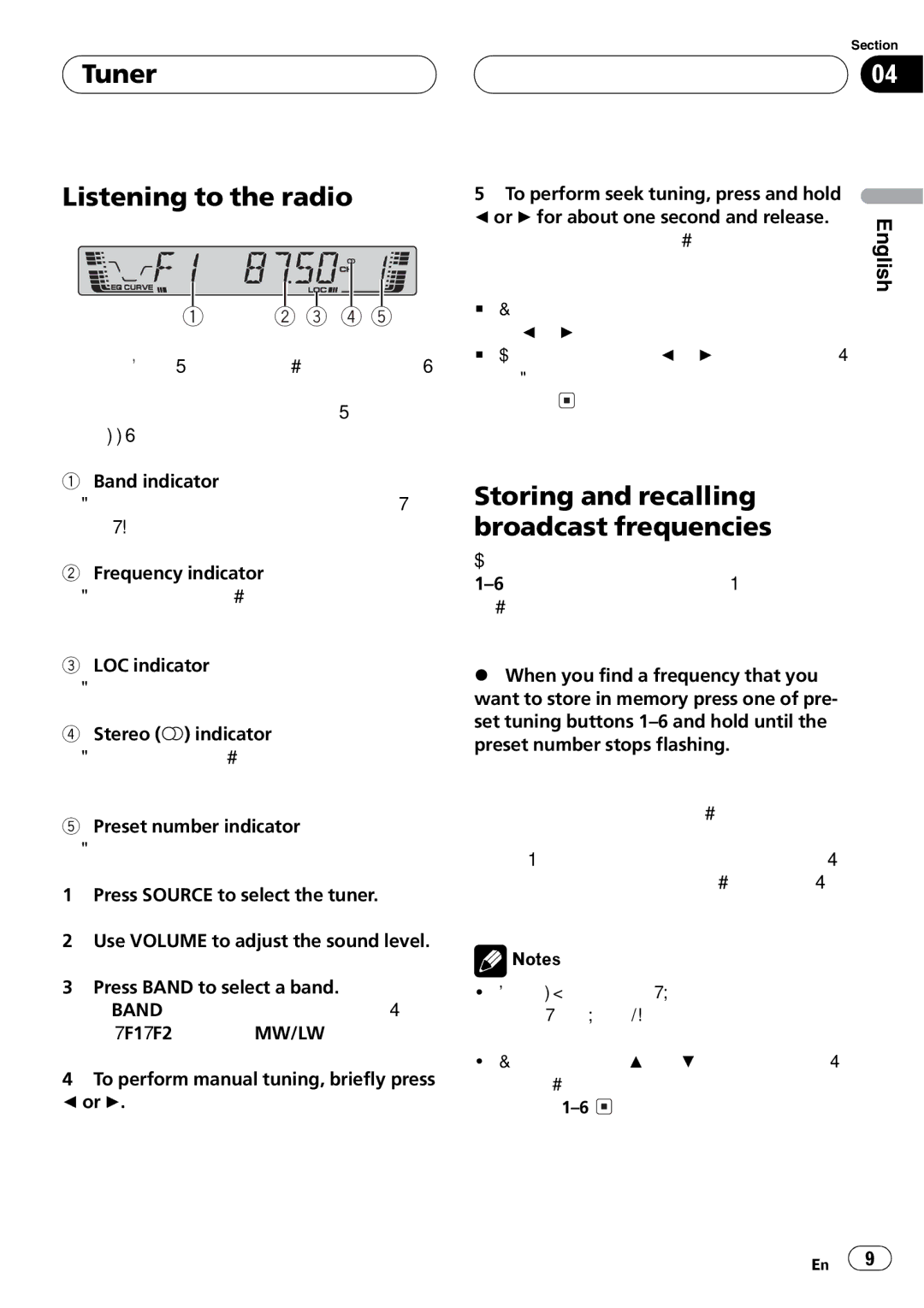 Pioneer DEH-4700MPB operation manual 3 4 