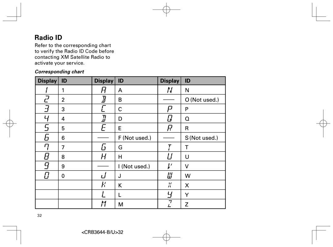 Pioneer DEH-8018ZT owner manual Radio ID 