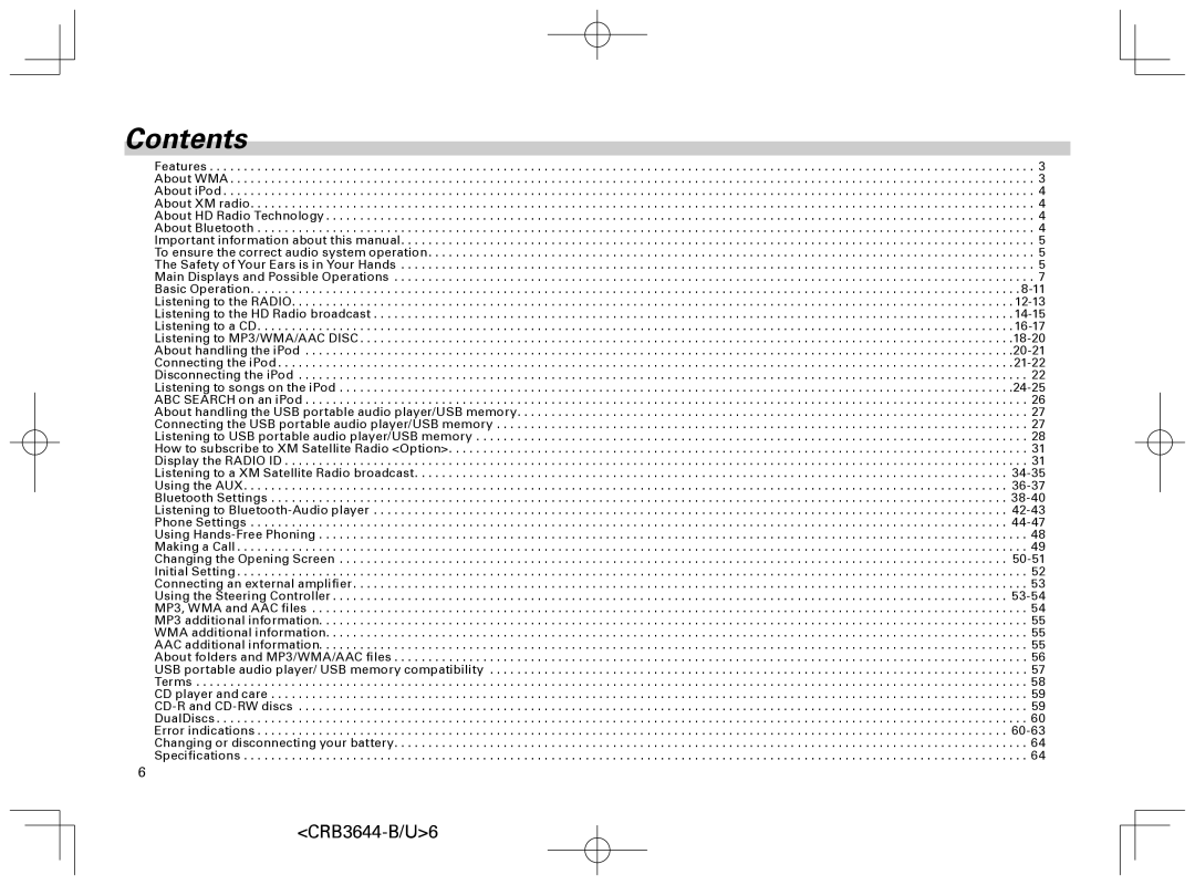 Pioneer DEH-8018ZT owner manual Contents 