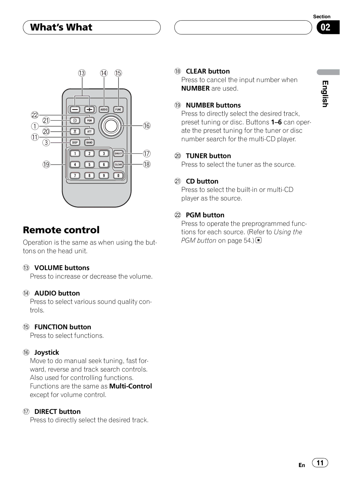 Pioneer DEH-P1Y operation manual Lk g b 