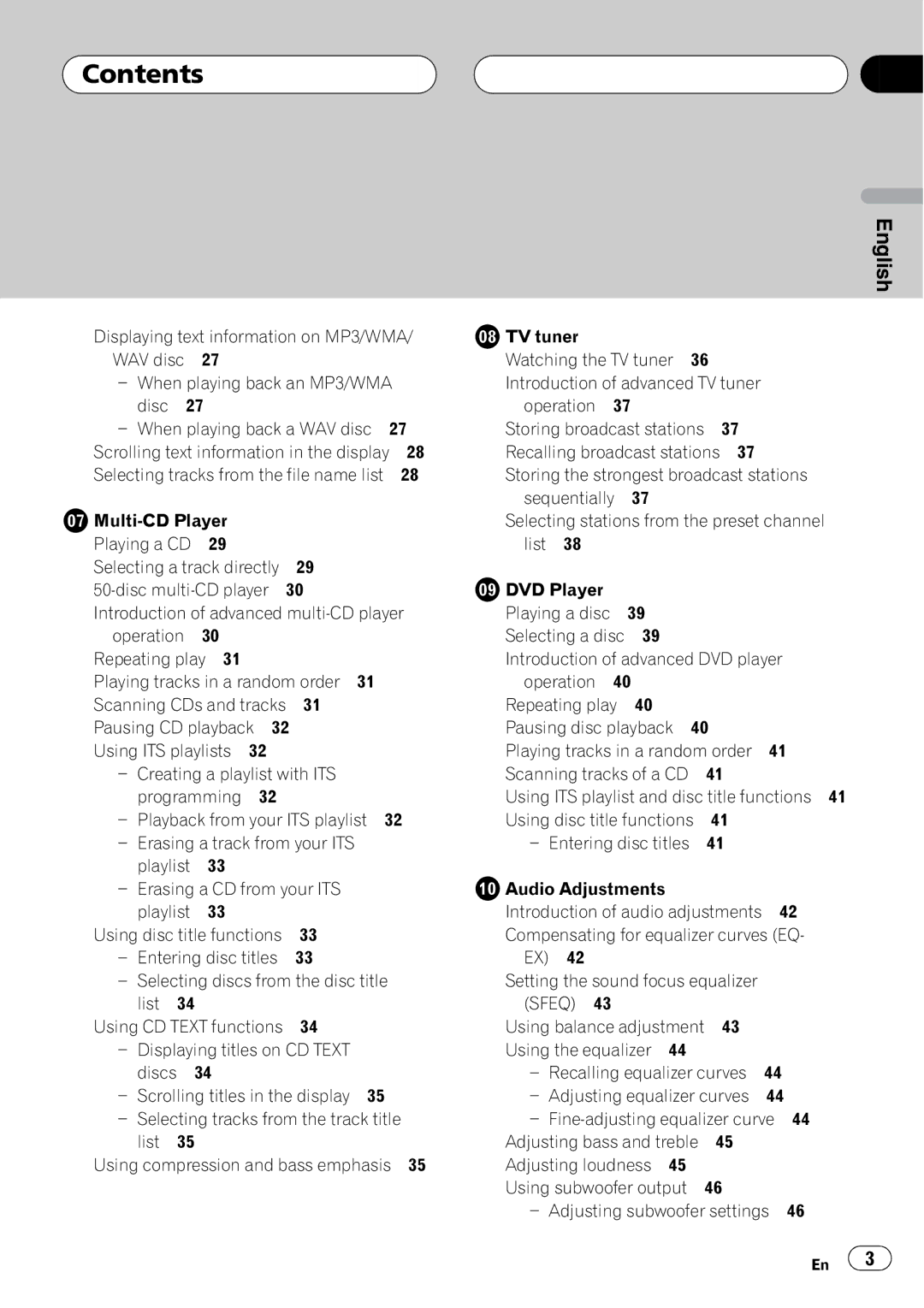 Pioneer DEH-P1Y operation manual 