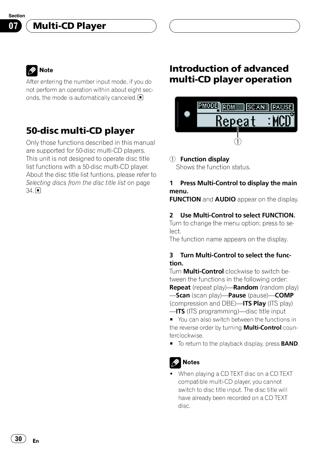 Pioneer DEH-P1Y operation manual 