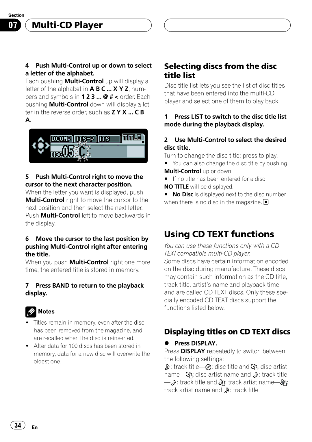 Pioneer DEH-P1Y operation manual 