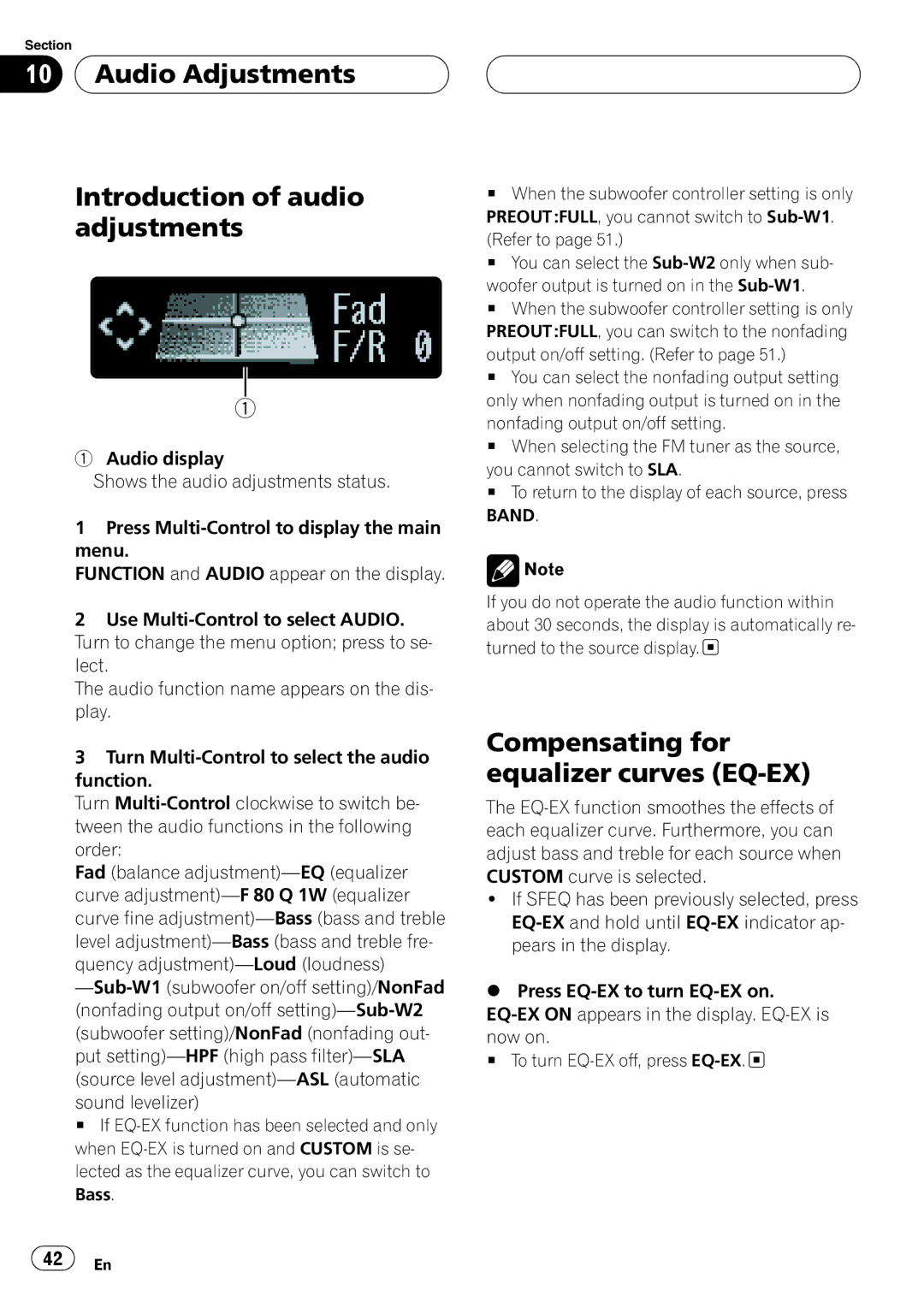 Pioneer DEH-P1Y operation manual 