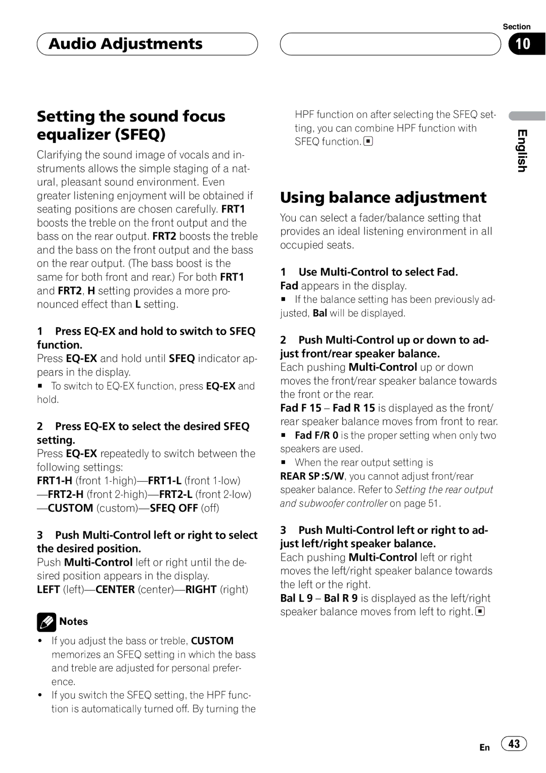 Pioneer DEH-P1Y operation manual 