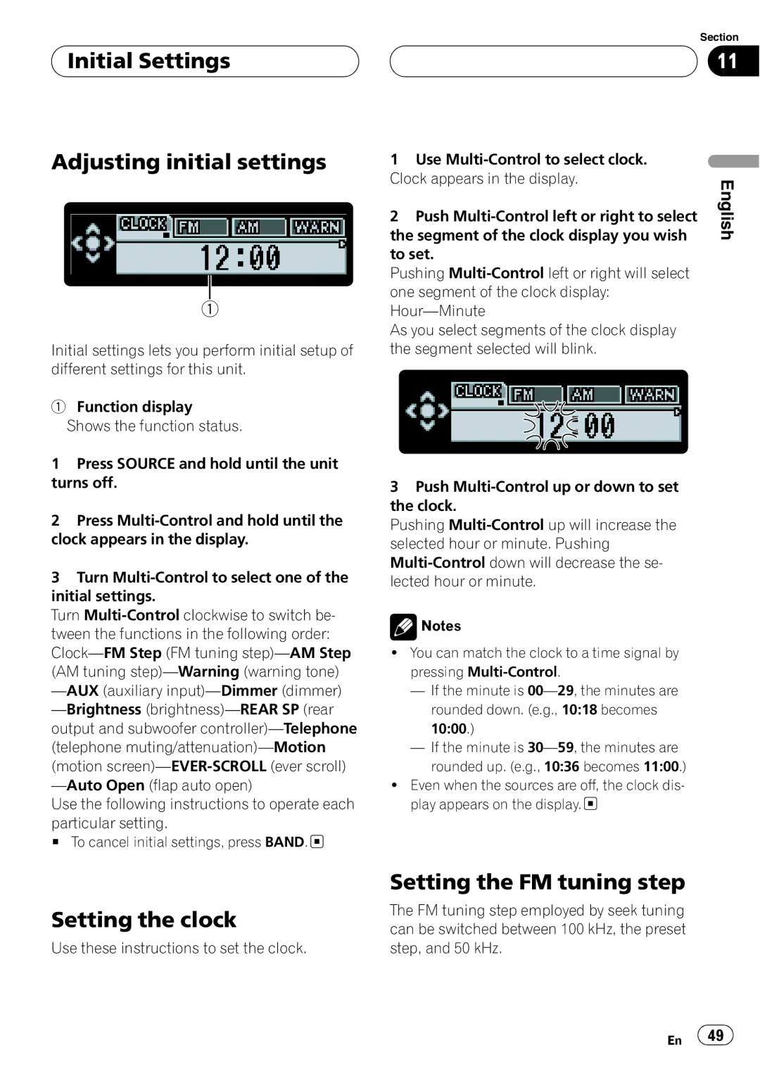 Pioneer DEH-P1Y operation manual 