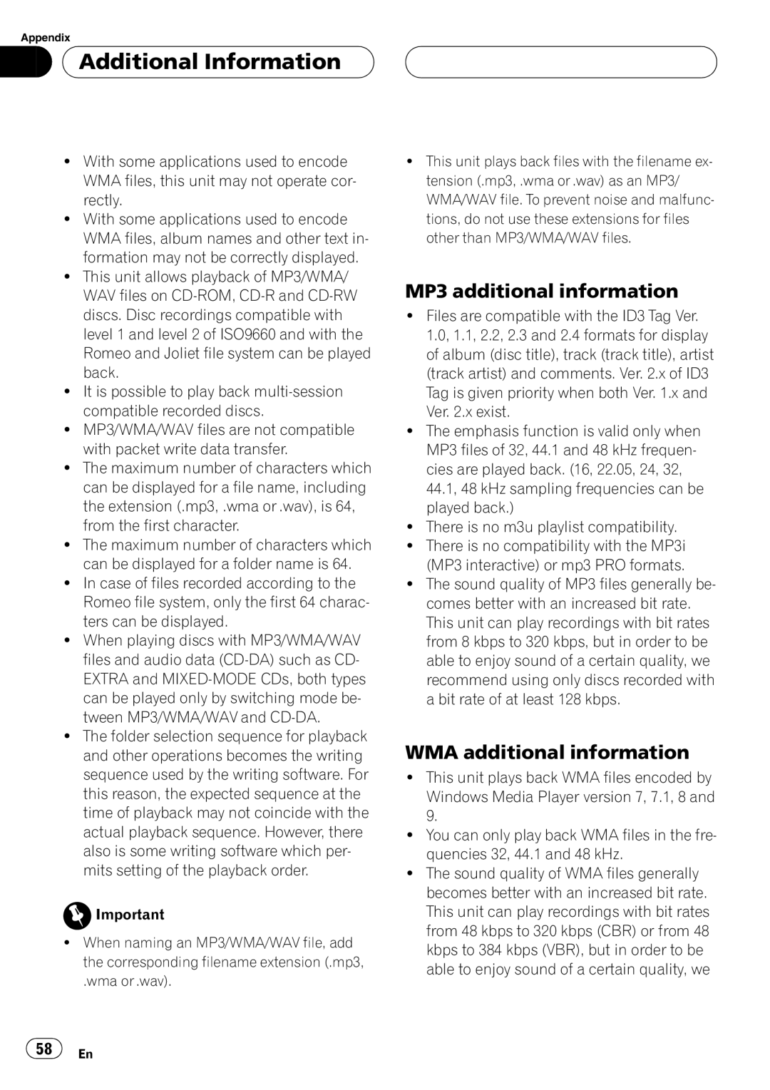 Pioneer DEH-P1Y operation manual 