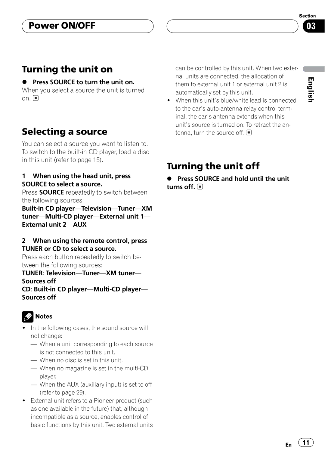 Pioneer DEH-P2500 operation manual 